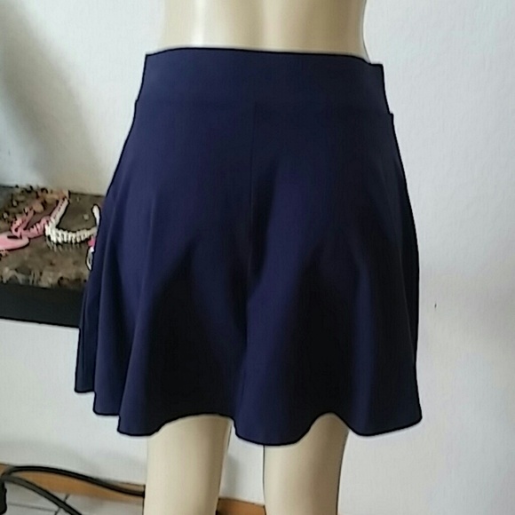 Forever 21 Blue Ruffled Skirt - Picture 2 of 6